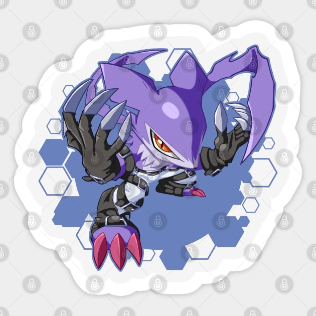 Strabimon Chibi Sticker by PRPrints